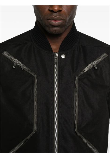 heizer flicght jacket man black RICK OWENS | RU01F2790 CDU09